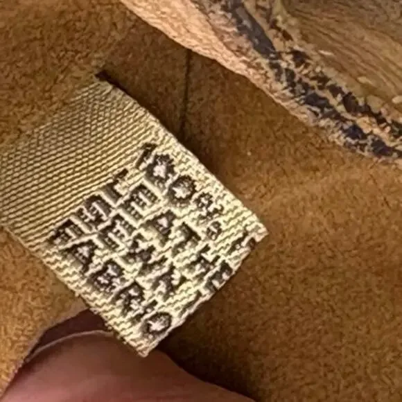 Patricia Nash Leather Studded Messenger Shoulder Bag Camel - Picture 8 of 16